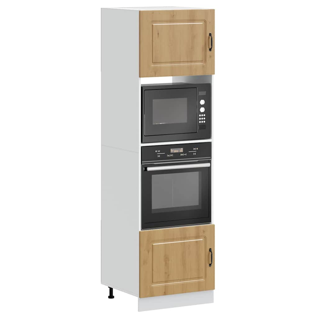 Armadi Forno 2 pz Kalmar Rovere Artigianale in Legno Multistrato