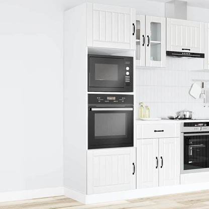 Armadi Forno 2 pz Lucca Bianchi in Legno Multistrato