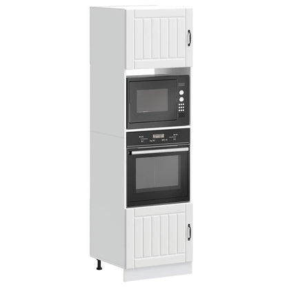 Armadi Forno 2 pz Lucca Bianchi in Legno Multistrato