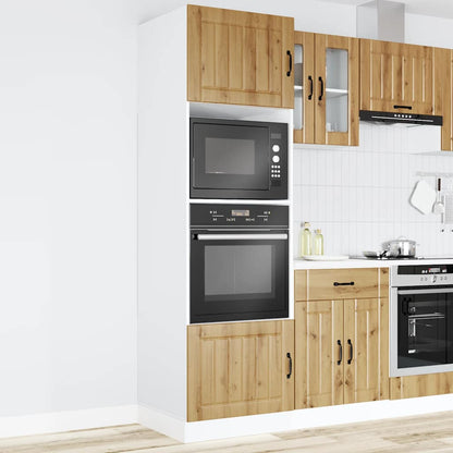 Armadi Forno 2pz Lucca Rovere Artigianale in Legno Multistrato