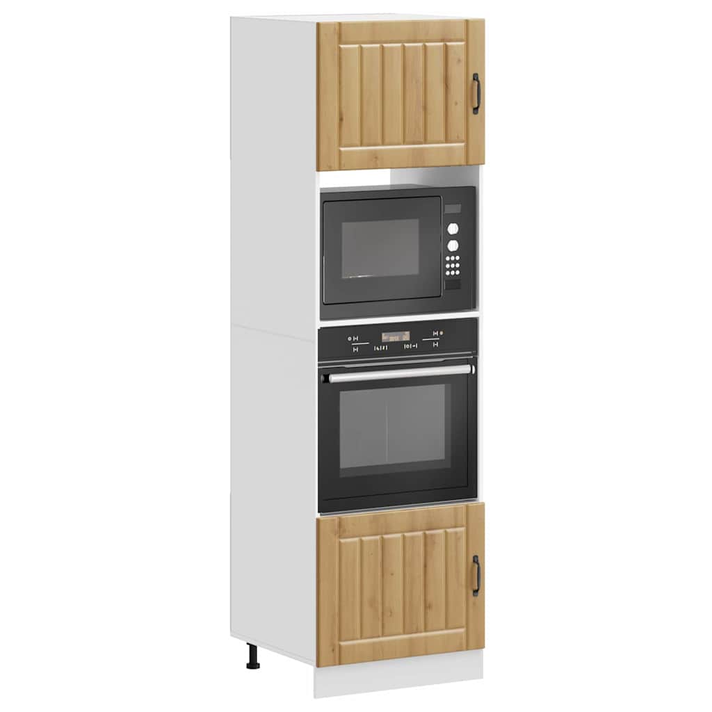 Armadi Forno 2pz Lucca Rovere Artigianale in Legno Multistrato