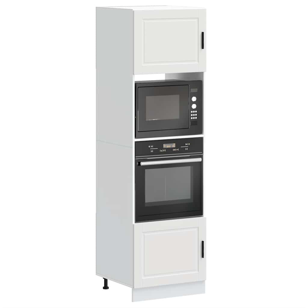 Armadi Forno 2 pz Porto Bianchi in Legno Multistrato
