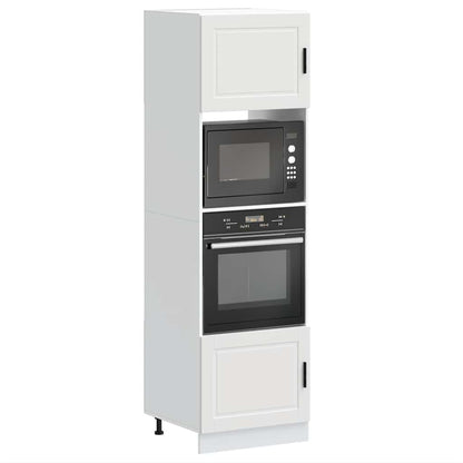 Armadi Forno 2 pz Porto Bianchi in Legno Multistrato