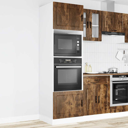 Armadi Forno 2 pz Porto Rovere Fumo in Legno Multistrato