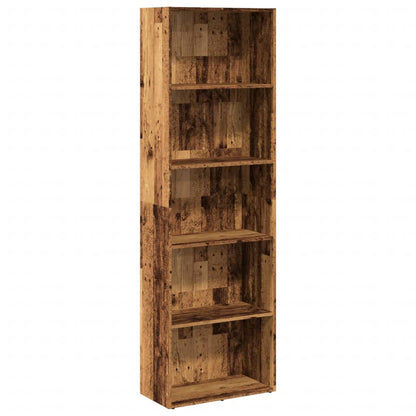 Libreria Legno Antico 60x30x189 cm in Legno Multistrato