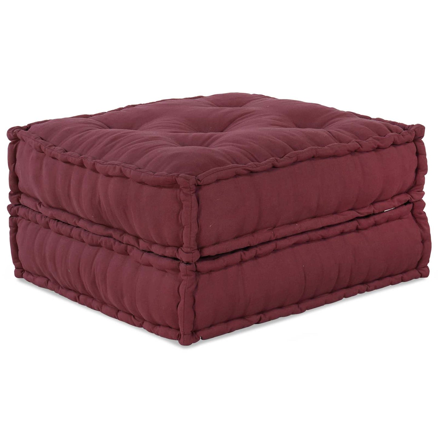 Divano modulare 2 pcs Bordeaux 140 x 70 x 36 cm Tessuto