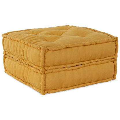 Divano modulare 2 pcs Giallo 140 x 70 x 36 cm Tessuto