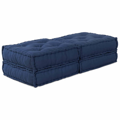 Divano modulare 2 pcs Indaco 140 x 70 x 36 cm Tessuto