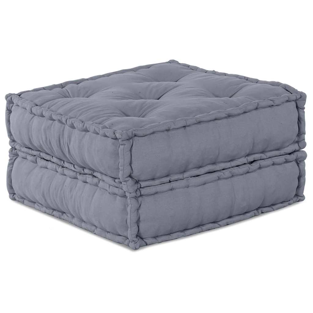 Divano modulare 2 pcs Grigio 140 x 70 x 36 cm Tessuto
