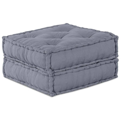 Divano modulare 2 pcs Grigio 140 x 70 x 36 cm Tessuto