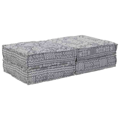 Divano modulare 2 pcs Grigio chiaro 140 x 70 x 36 cm Tessuto