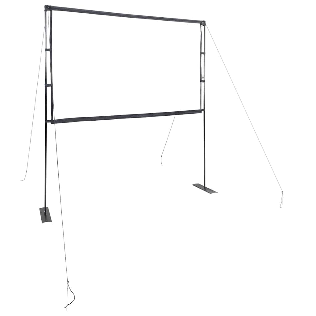 Schermo di Proiezione con Supporti 90 Pollici 16:9