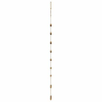 Alberi di Natale sospesi con stelle in alto 2 pz 55x120 cm Ramo naturale