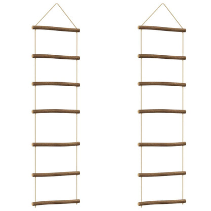 Decorazioni Parete a Forma di Scala 2 pz 30x100cm Ramo Naturale