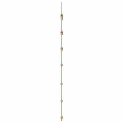 Decorazioni Parete a Forma di Scala 2 pz 30x100cm Ramo Naturale
