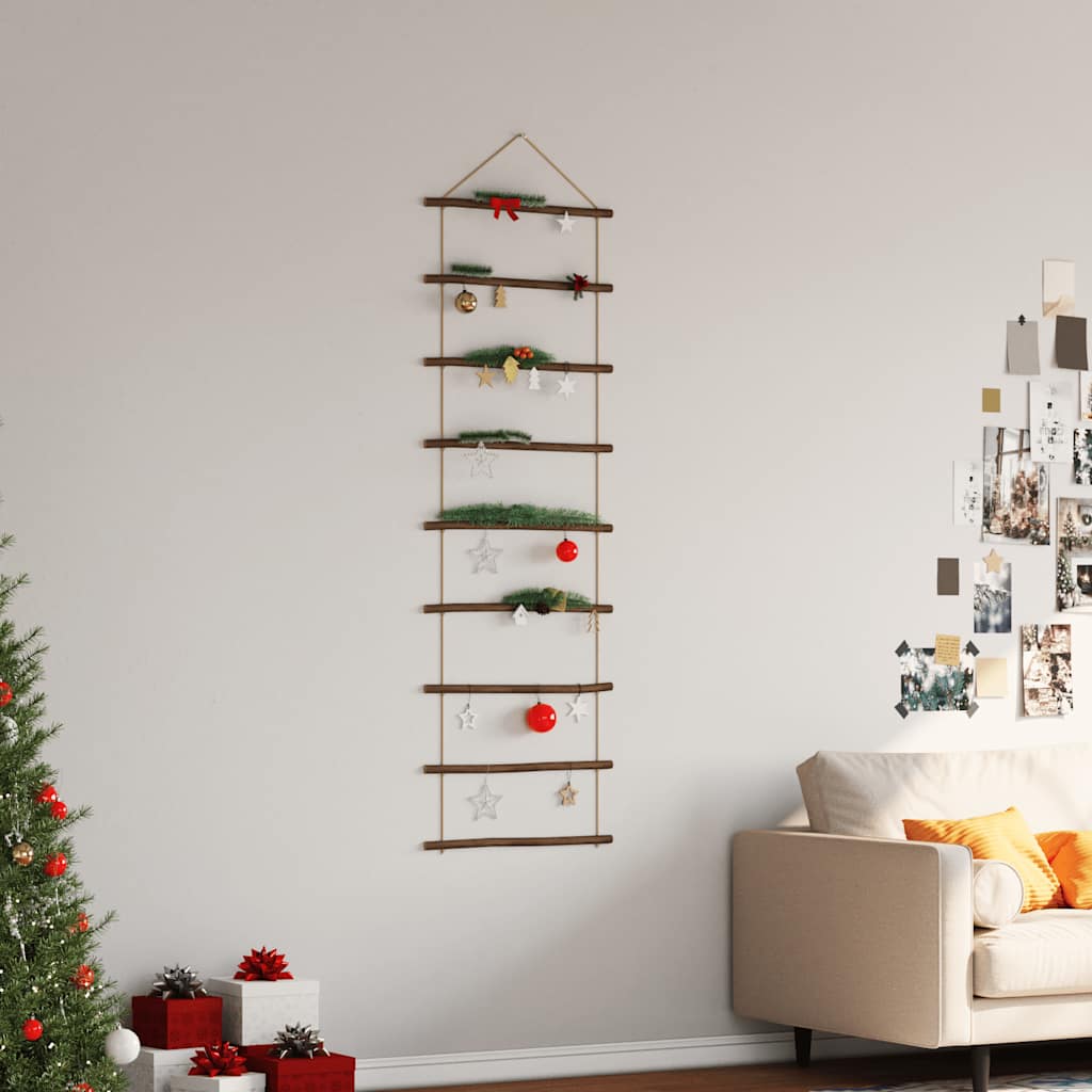 Decorazione da Parete a Forma di Scala 50x150 cm Ramo Naturale