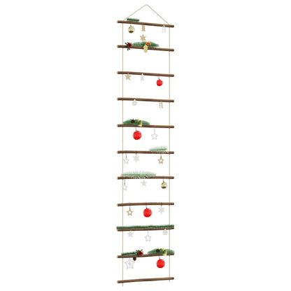 Decorazione da Parete a Forma di Scala 50x200 cm Ramo Naturale