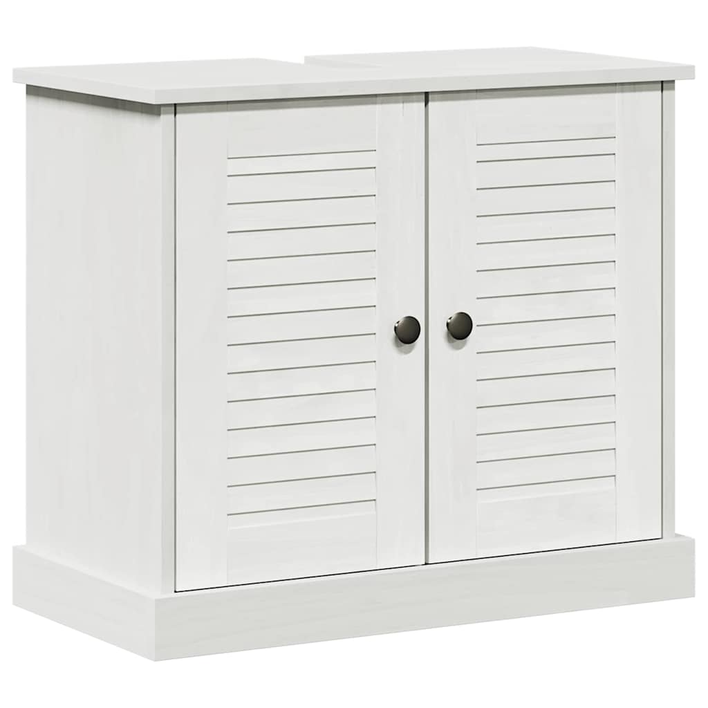 Armadio sottolavello con porta VIGO Bianco e Bianco Antico