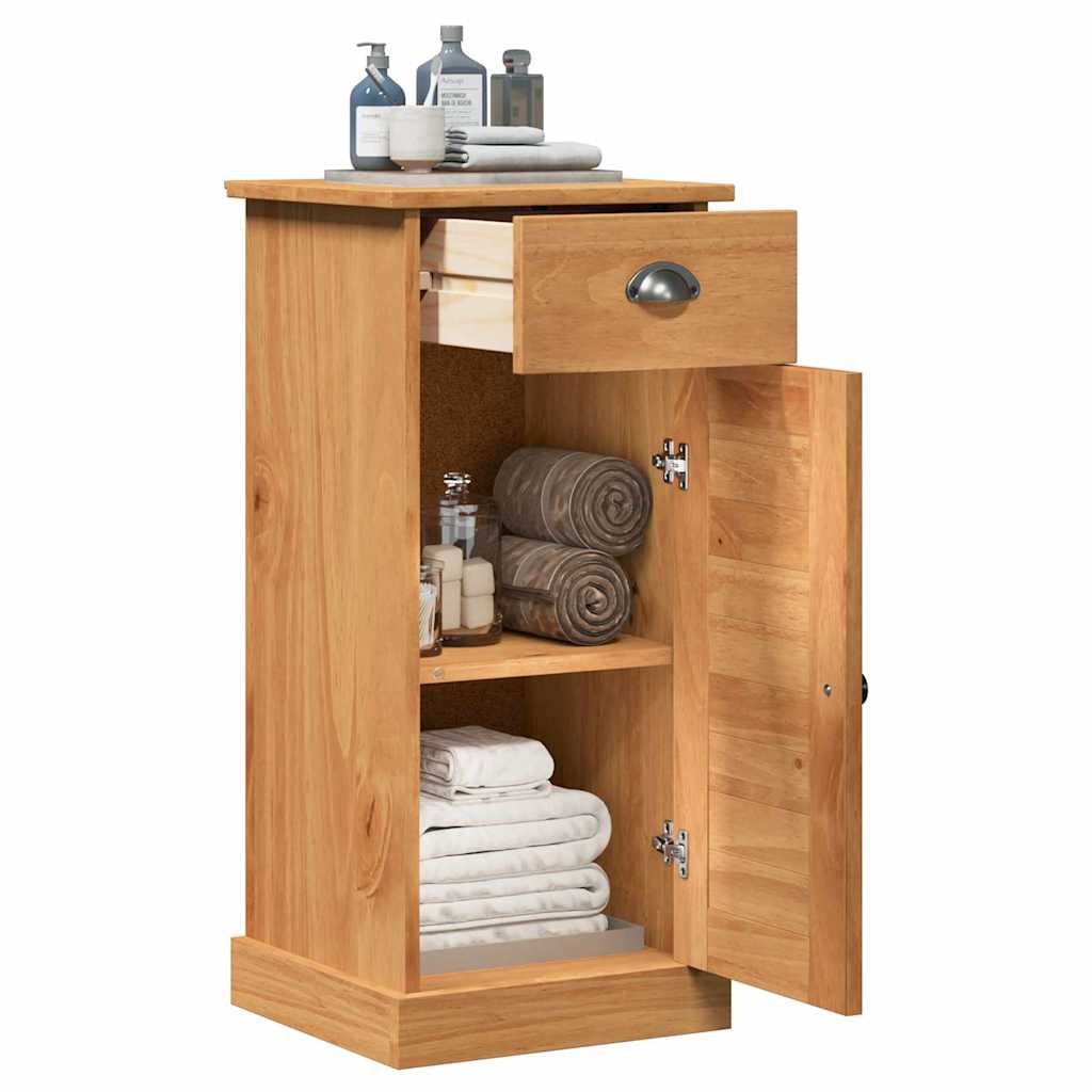 Mobile da Bagno VIGO Marrone e Marrone Miele 37,5 x 34 x 80 cm