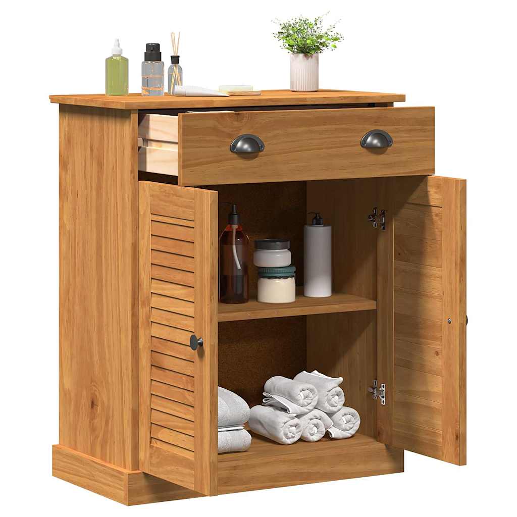 Mobile da Bagno VIGO Marrone e Marrone Miele 68 x 34 x 80 cm