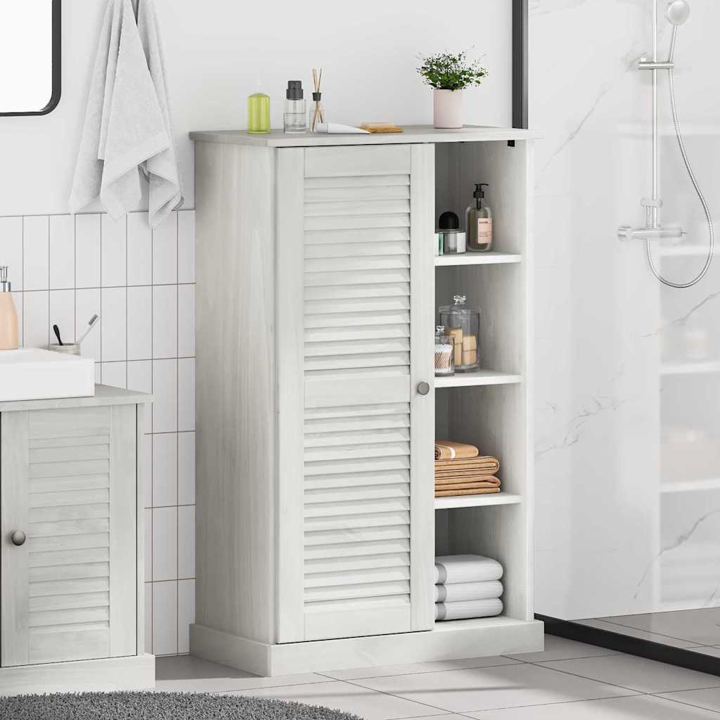 Mobile da Bagno VIGO Bianco e Bianco Antico 68 x 34 x 110 cm