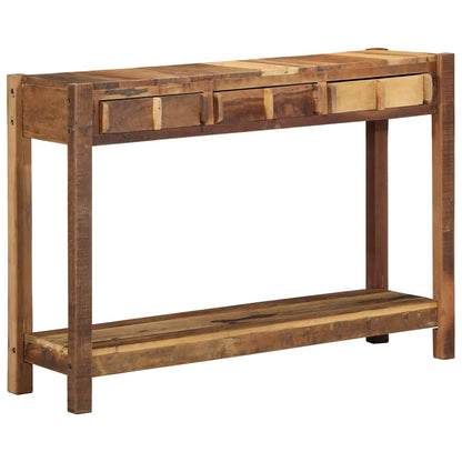 Tavolo consolle con cassetto Marrone 107 x 33 x 76 cm
