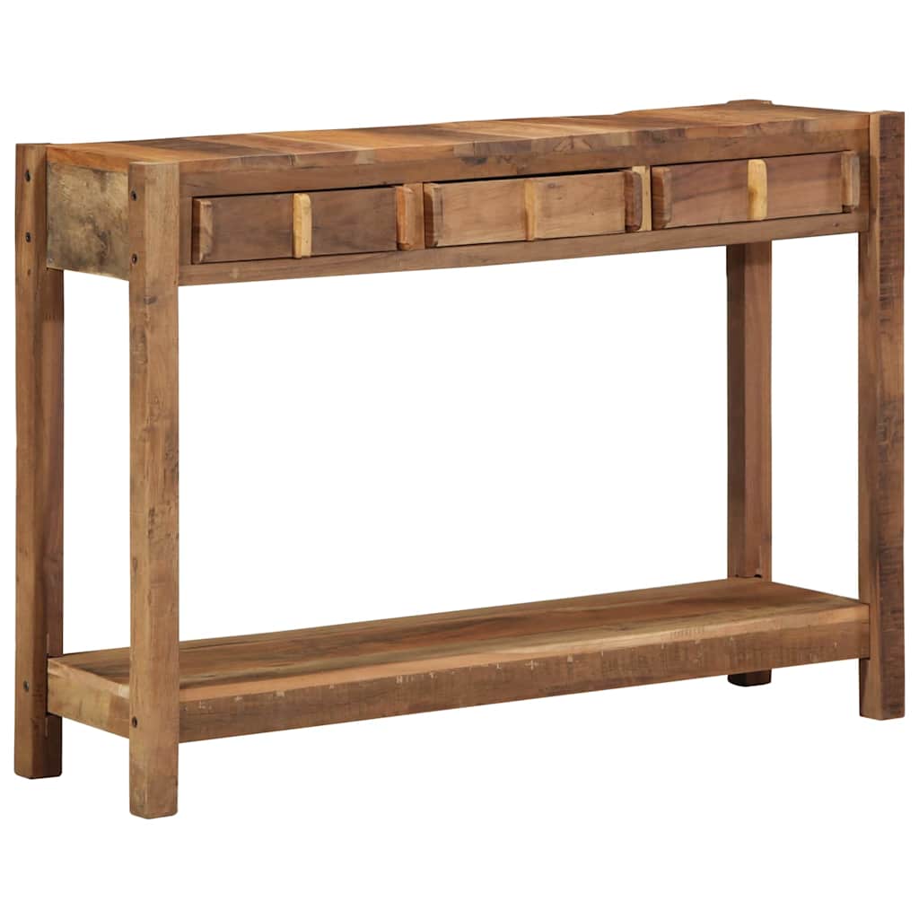 Tavolo consolle con cassetto Marrone 107 x 33 x 76 cm