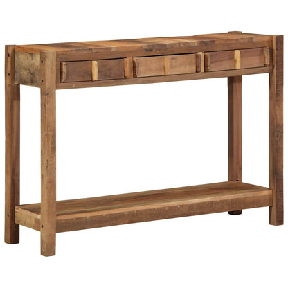 Tavolo consolle con cassetto Marrone 107 x 33 x 76 cm