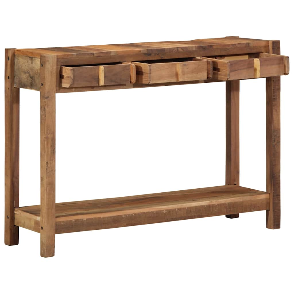 Tavolo consolle con cassetto Marrone 107 x 33 x 76 cm