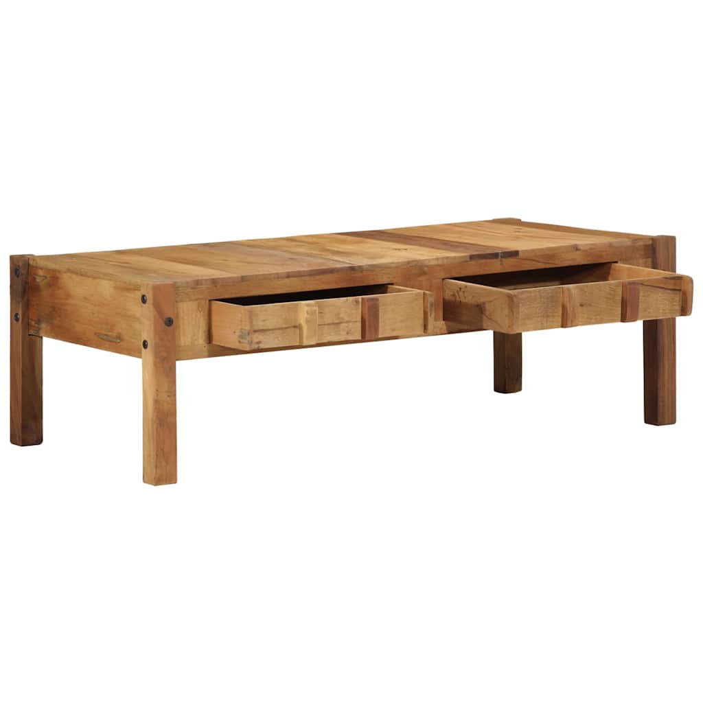 Tavolino da salotto con cassetto Marrone 110 x 54 x 35 cm