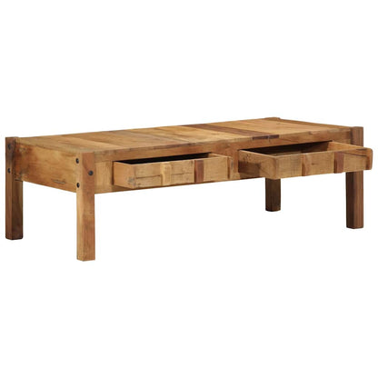 Tavolino da salotto con cassetto Marrone 110 x 54 x 35 cm
