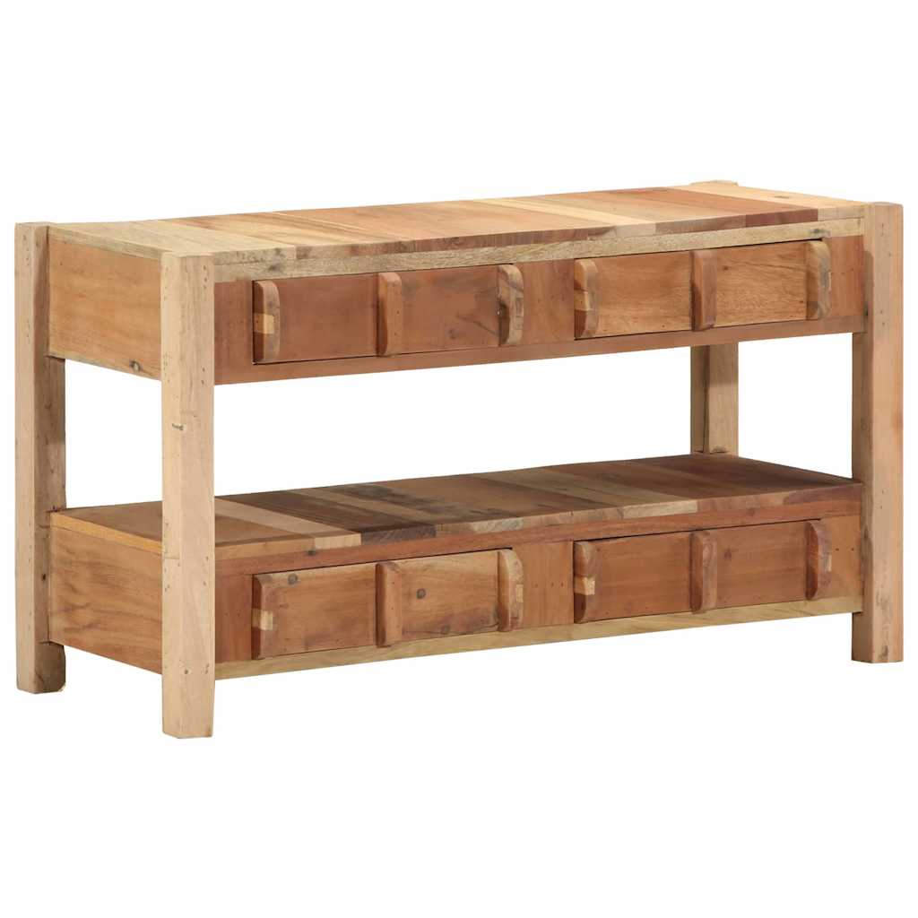 Mobile TV Marrone 83 x 33 x 46 cm Legno Recuperato Massello
