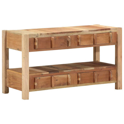 Mobile TV Marrone 83 x 33 x 46 cm Legno Recuperato Massello