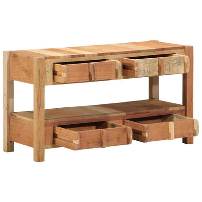 Mobile TV Marrone 83 x 33 x 46 cm Legno Recuperato Massello