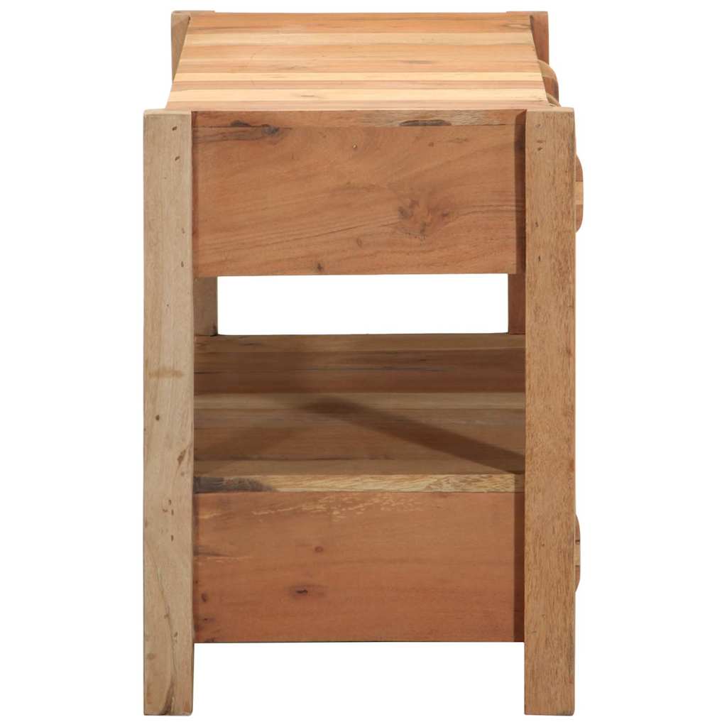 Mobile TV Marrone 83 x 33 x 46 cm Legno Recuperato Massello