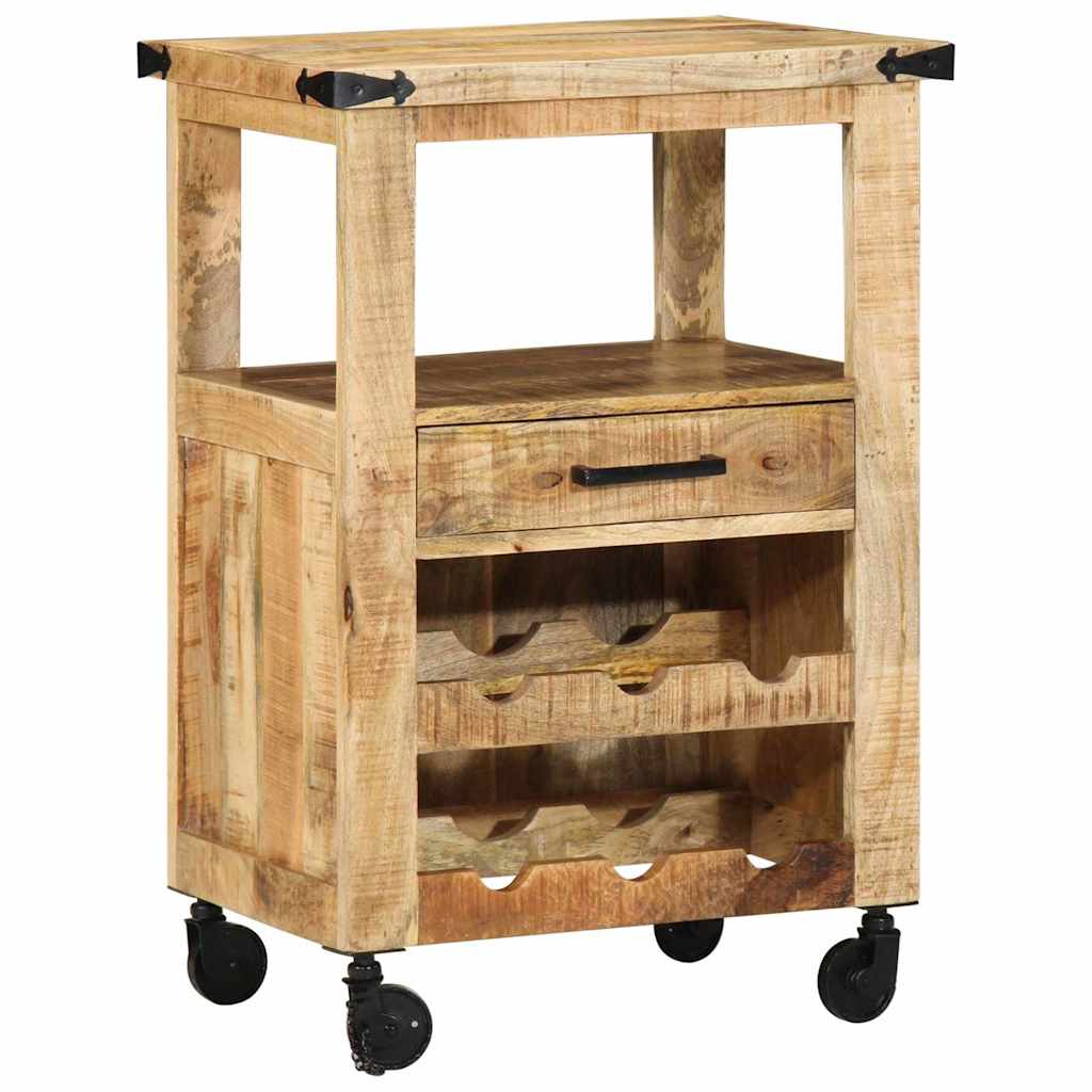 Carrello da Cucina Marrone 55 x 40 x 80 cm