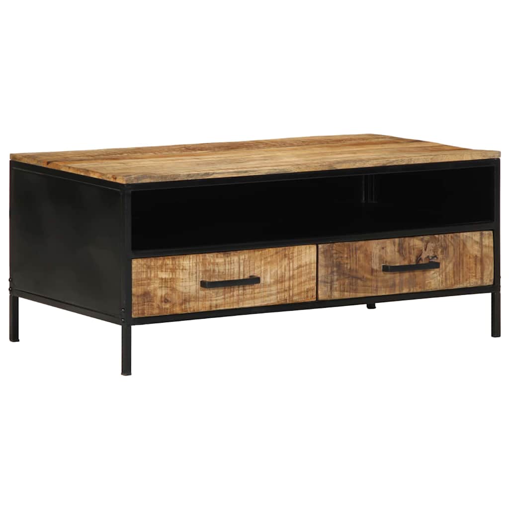 Tavolino da salotto con cassetto Marrone 90 x 50 x 40 cm