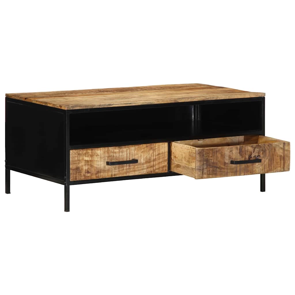 Tavolino da salotto con cassetto Marrone 90 x 50 x 40 cm