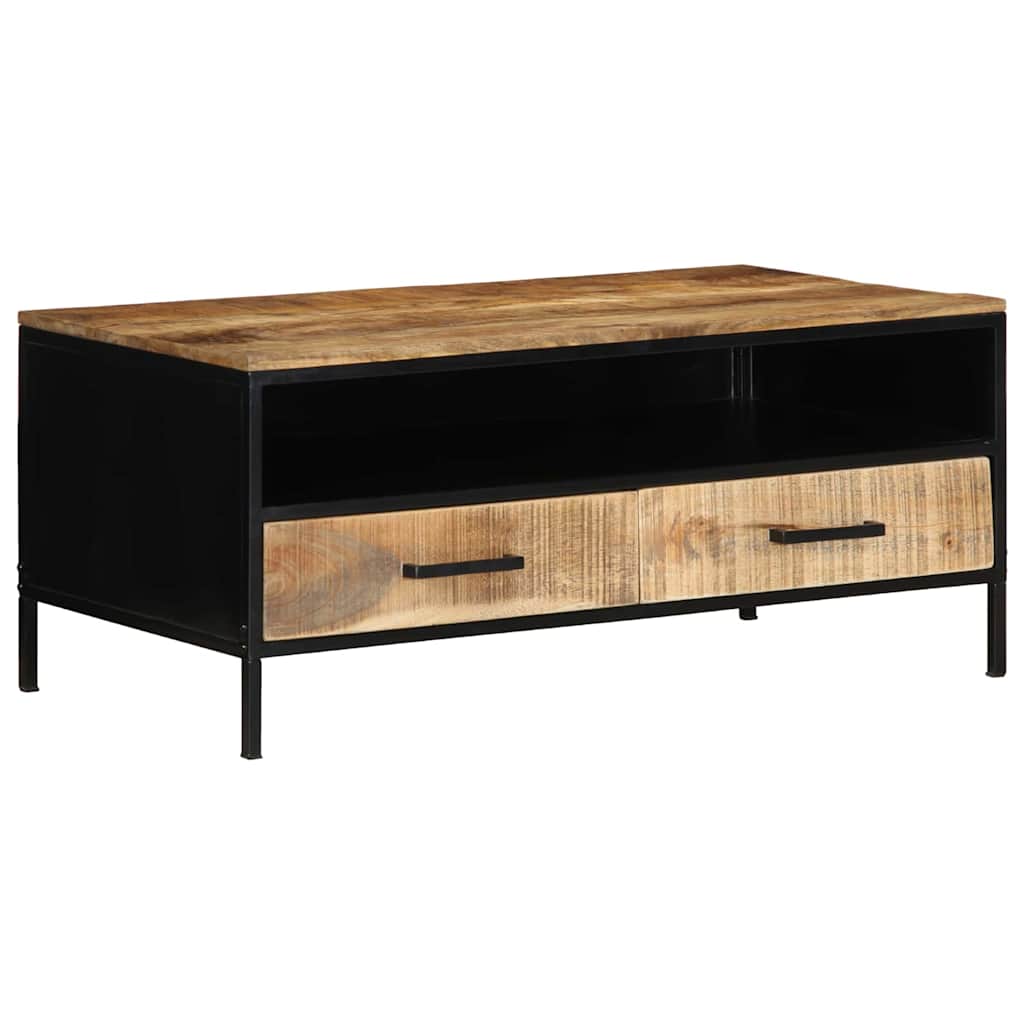 Tavolino da salotto con cassetto Marrone 90 x 50 x 40 cm