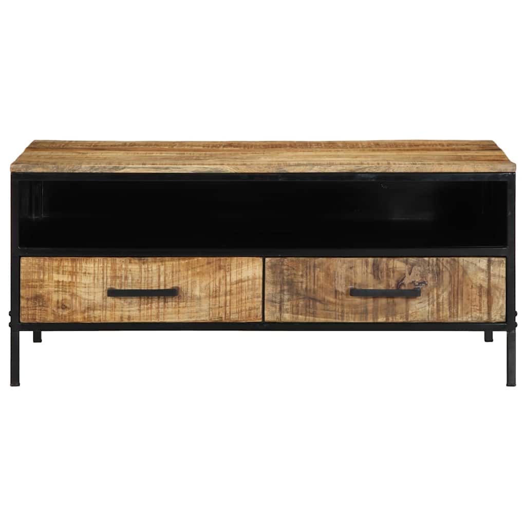 Tavolino da salotto con cassetto Marrone 90 x 50 x 40 cm
