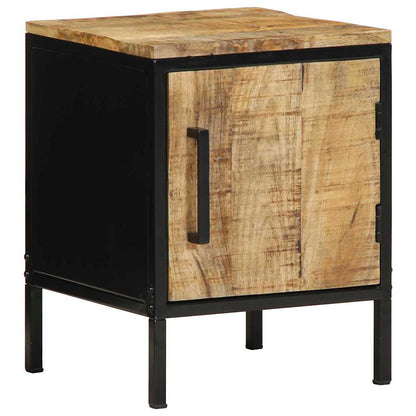 Armadio da Notte 2 pcs Marrone e Nero 30 x 30 x 40 cm