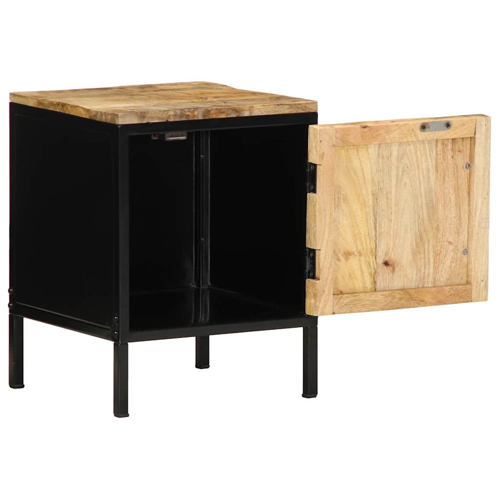 Armadio da Notte 2 pcs Marrone e Nero 30 x 30 x 40 cm