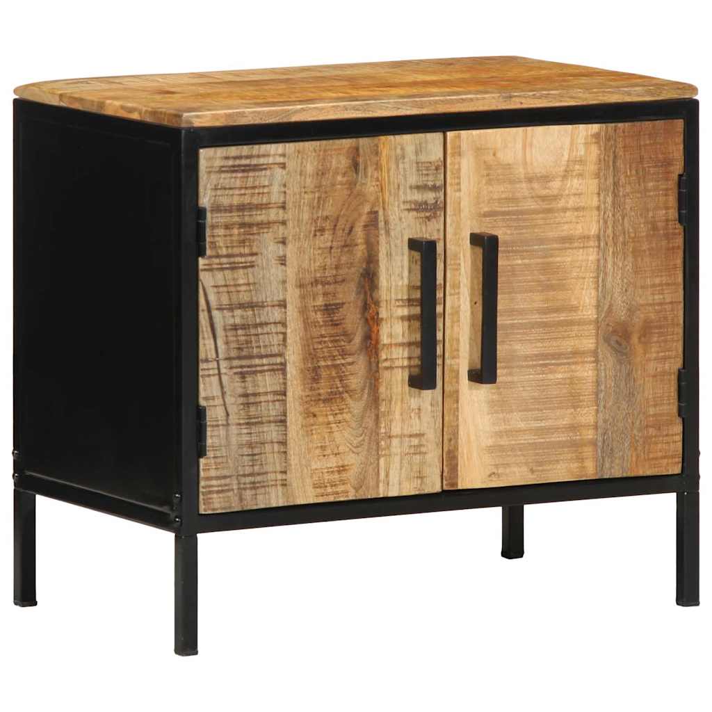 Armadio da Notte 2 pcs Marrone e Nero 50 x 30 x 45 cm