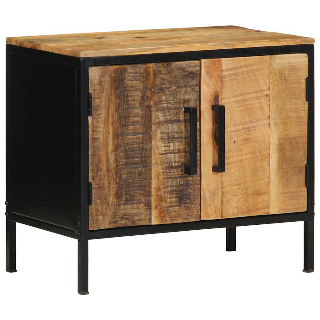 Armadio da Notte 2 pcs Marrone e Nero 50 x 30 x 45 cm