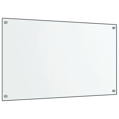 Paraschizzi per Cucina 2 pz Trasparente 70x40cm Vetro Temperato