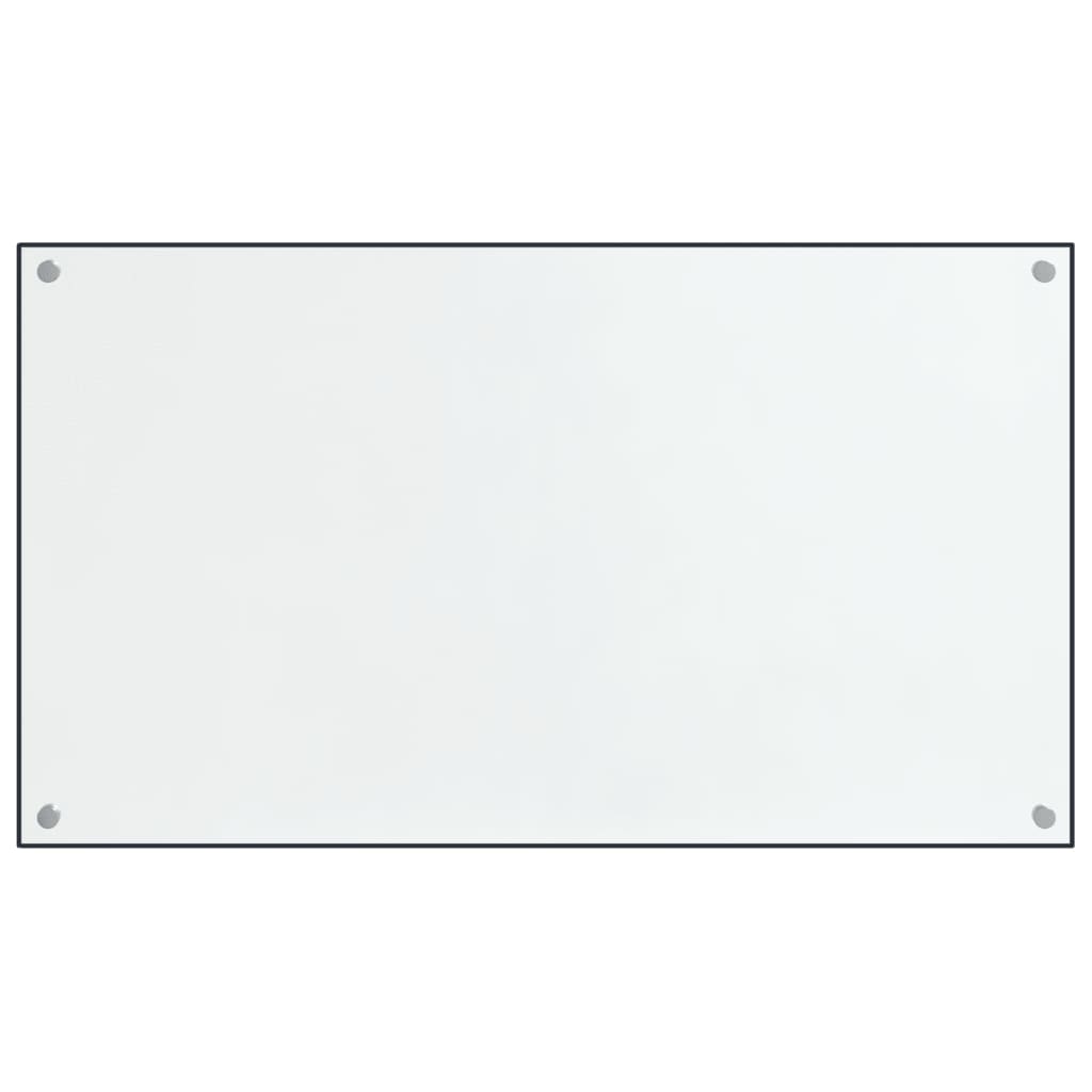 Paraschizzi per Cucina 2 pz Trasparente 70x60cm Vetro Temperato