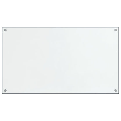 Paraschizzi per Cucina 2 pz Trasparente 70x60cm Vetro Temperato