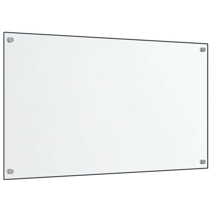 Paraschizzi per Cucina 2 pz Trasparente 70x60cm Vetro Temperato