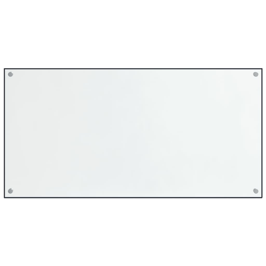 Paraschizzi per Cucina 2 pz Trasparente 80x60cm Vetro Temperato