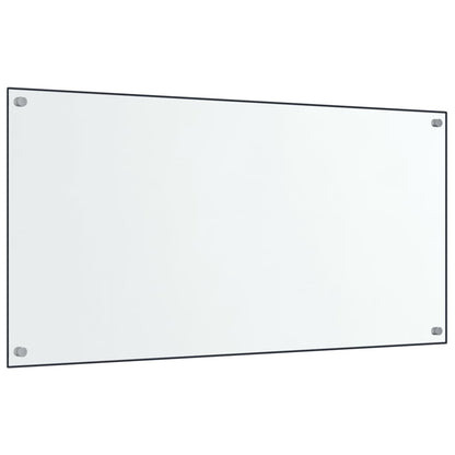 Paraschizzi per Cucina 2 pz Trasparente 80x60cm Vetro Temperato